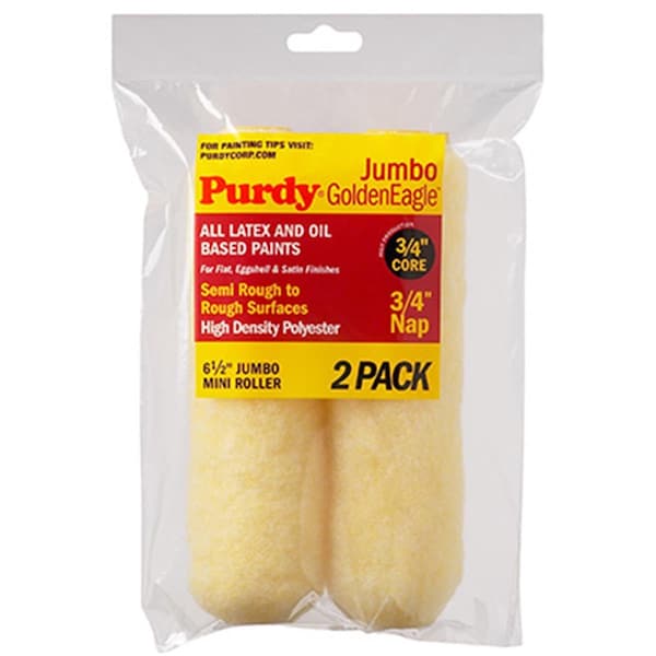 Pinpoint 140626024 Golden Eagle Jumbo Mini Roller Cover, 2PK PI3857102 - main